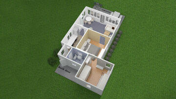 Finger Lakes Vacation Rental Cottage Layout